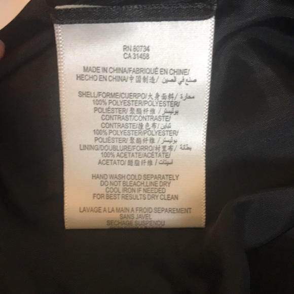 BCBG Max Azria Black Ruffle Halter Dress Size 8 - Picture 8 of 8